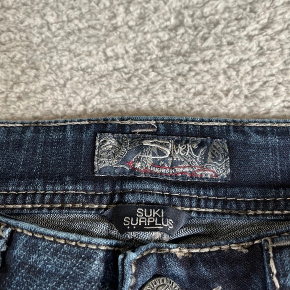 Silver Suki Surplus Women's‎ Bootcut Jeans Size W29 L30 - Picture 3 of 12